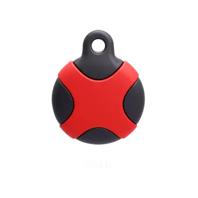 Etui za držalo AirTag s karabinom, odporen na vodo in udarce Red