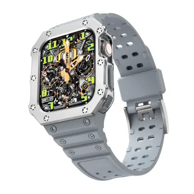 Pašček za Apple Watch Grey+Silver 42/44/45 mm