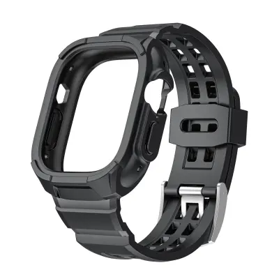 Pašček za uro z integrirano zaščito za Apple Watch Ultra Black