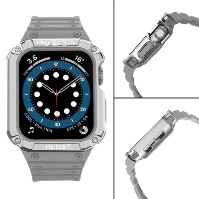 Pašček za uro PC/TPU Black Apple Watch 1-7 Gen 42/44/45 mm MultiColor