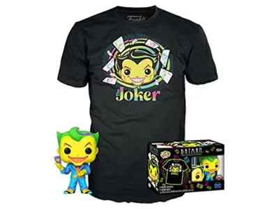 Funko pop! & TEE: DC - Joker - (BKLT) - Extra veliko - (XL) - DC Comics - Majica - Obleke z zbirno vinilno figuro - Ideja o darilih - igrače in kratki