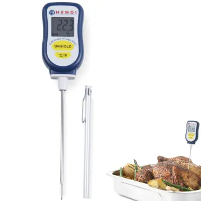 Digitalni gastronomski termometer s 130 mm sondo od -50C do 350C - Hendi 271230
