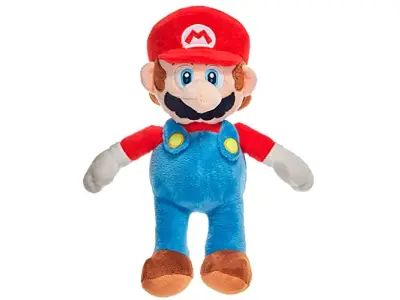 Playbyplay Super Mario Bros 60 cm, kakovostna super mehka igrača original Mario Bros plišasta igrača velika mario