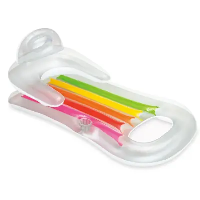 VidaXL Napihljiv ležalnik za bazen 160x85 cm vinil