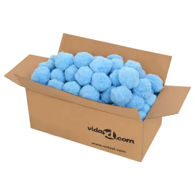vidaXL Antibakterijske filtrirne kroglice za bazen modre 700 g PE