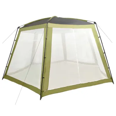 vidaXL Šotor za bazen iz blaga 590x520x250 cm zelen
