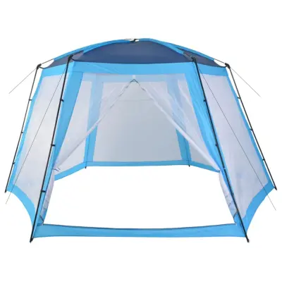 vidaXL Šotor za bazen iz blaga 500x433x250 cm moder