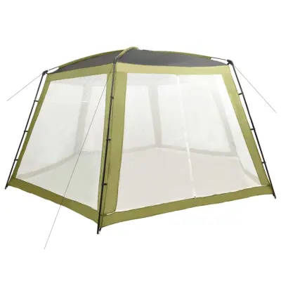 vidaXL Šotor za bazen iz blaga 660x580x250 cm zelen