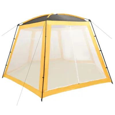 vidaXL Šotor za bazen iz blaga 500x433x250 cm rumen