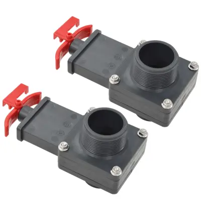 vidaXL Zaporni ventil za bazen 2 kosa 1,5"
