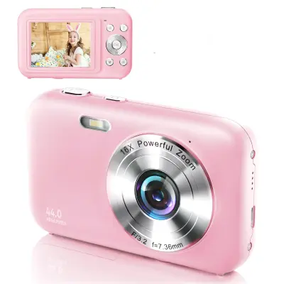 Digitalni fotoaparat 1080P 44MP 16x zoom 2,4" zaslon Pink