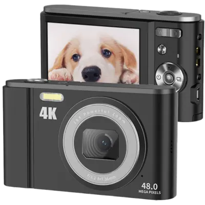 Digitalni fotoaparat 48MP 16x Zoom 4K Video Black