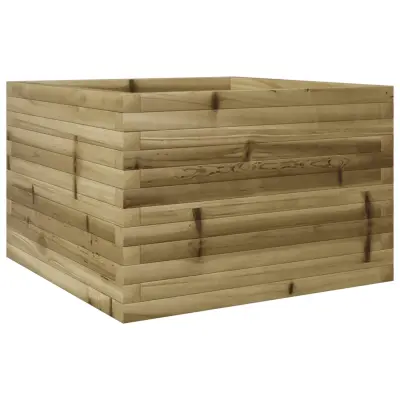 vidaXL Vrtno cvetlično korito 70x70x45,5 cm impregnirana borovina