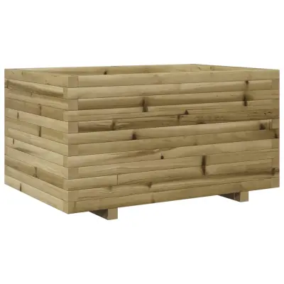 vidaXL Vrtno cvetlično korito 90x60x49,5 cm impregnirana borovina