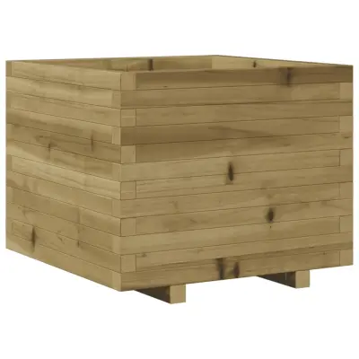 vidaXL Vrtno cvetlično korito 60x60x49,5 cm impregnirana borovina