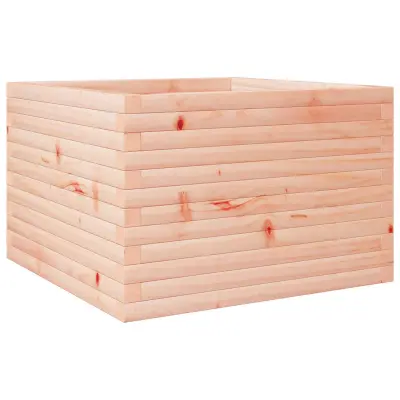 vidaXL Vrtno cvetlično korito 70x70x46 cm trden les douglas