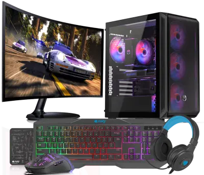 VIST PC Gaming Ryzen 5900X - RAM 64GB - RTX 4060 - SSD 1TB M.2 - WiFi - 27'' - W11