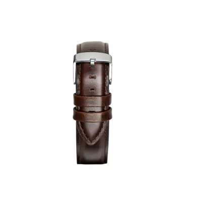Klasičen pašček za uro iz pravega usnja za ure DW - 19 mm DarkBrown