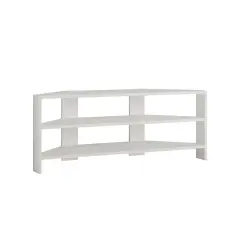 HANAH HOME Thales Corner - White kotna TV omarica
