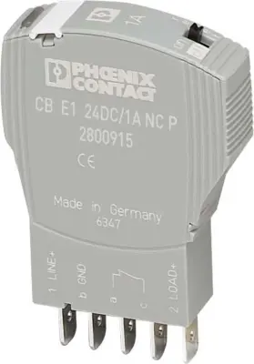 Odklopnik elektronske naprave Phoenix Contact CB E1 24DC/4A NC P