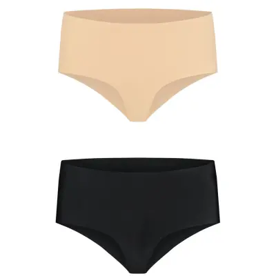 BYE BRA INVISIBLE HIGH BRIEF 2 PACK M