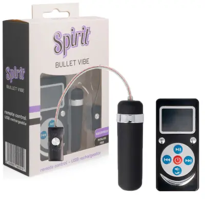SPIRIT - PREMIUM ČRNA VIBRIRAJOČA KROGLA