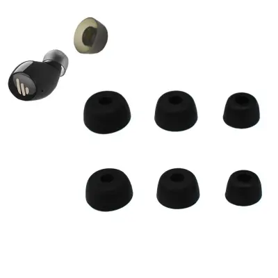 Silikonski ušesni čepki za Jabra Elite 75t/ 65t/ Active/Sport Evolve, S/M/L Black