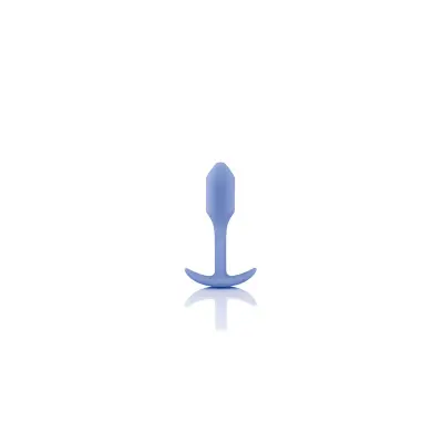 Analni čep B-Vibe - Snug Plug 1, vijoličen