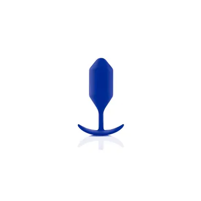 Analni čep B-Vibe - Snug Plug 4, moder