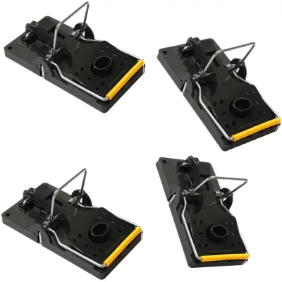 Past za miške za notranjo uporabo, 4 paketi Black S