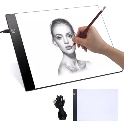 LED risalna tabla A4 svetlobna miza z USB