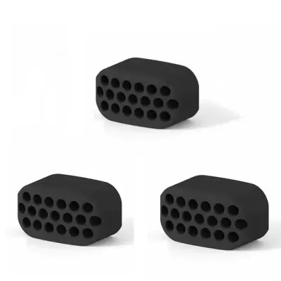 Paket 3 silikonov za treniranje čeljusti Black