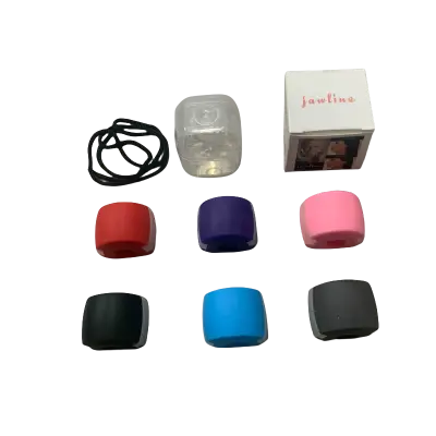Jawline training jaw trainer silikonski 6-delni MultiColor