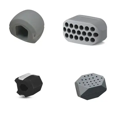 Trener za čeljust v pakiranju 4 silikonov Grey