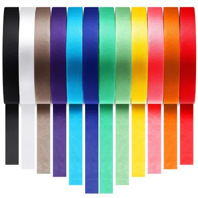 Maskirni trak različnih barv (18 mm / 10 m) 12 kom