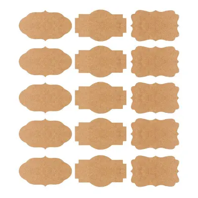 Kraft sijajne nalepke nalepke za nalepke za obrt/organizacijo/cene 30 kosov
