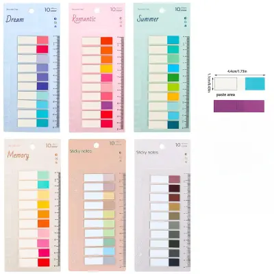 Paket 6 samolepilnih prozornih listkov