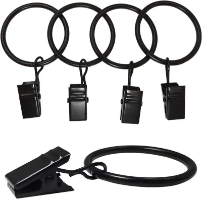 Sponke za obroče za zavese - 20 pak  3x2,5 cm