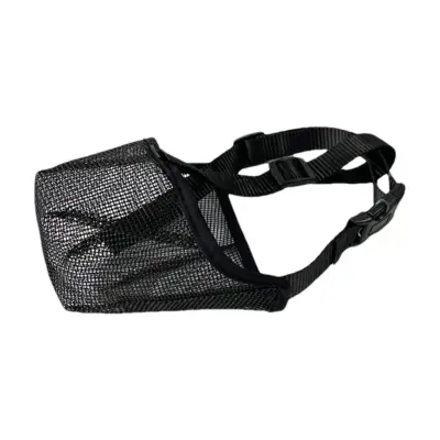 Pasji nagobčnik iz najlona Black L