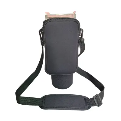 Nosilec za steklenico vode s snemljivo torbico za telefon, ki ustreza Stanleyju Black