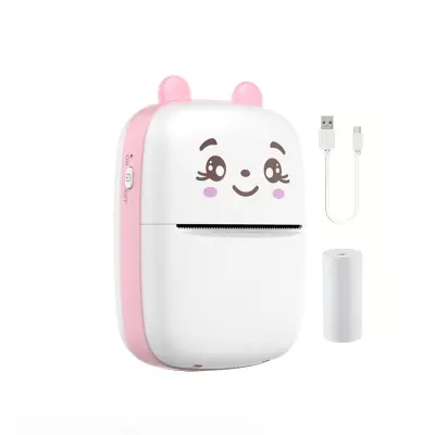 Brezžični Bluetooth mini termalni tiskalnik za dnevnik, beležke, beležke, slike MultiColor