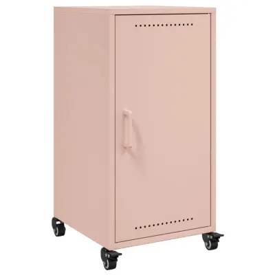 vidaXL Komoda roza 36x39x72 cm jeklo