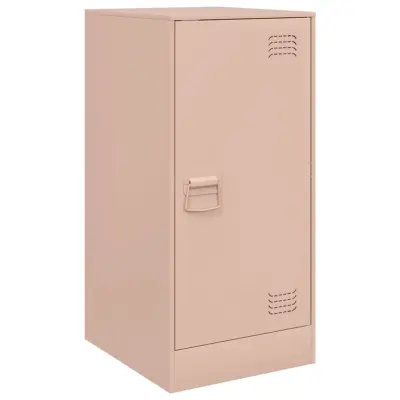 vidaXL Komoda roza 34,5x39x73 cm jeklo