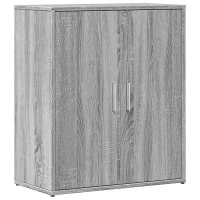vidaXL Komoda siva sonoma 60x31x70 cm inženirski les