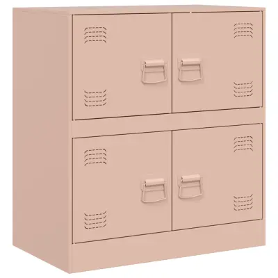 vidaXL Komoda roza 67x39x73 cm jeklo