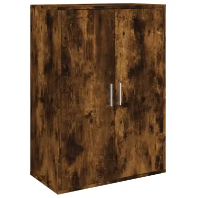 vidaXL Komoda dimljeni hrast 60x31x84 cm inženirski les