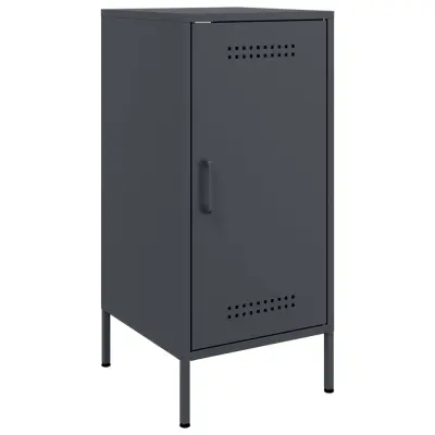 vidaXL Komoda antracit 36x39x79 cm hladno valjano jeklo