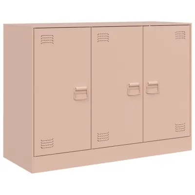 vidaXL Komoda roza 99x39x73 cm jeklo