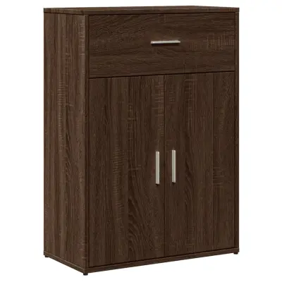 vidaXL Komoda rjavi hrast 60x30x84 cm inženirski les