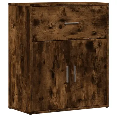 vidaXL Komoda dimljeni hrast 60x31x70 cm inženirski les